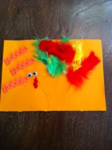 Hand turkey