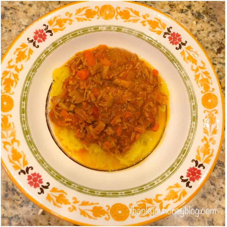 Spaghetti Squash & Meat Sauce Recipe