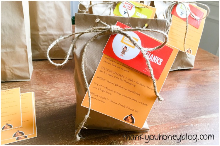 Thanksgiving Blessing Mix Individually Wrapped