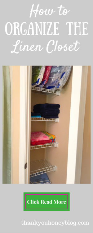 How to Organize the Linen Closet #ZiplocSavesSpace {ad}