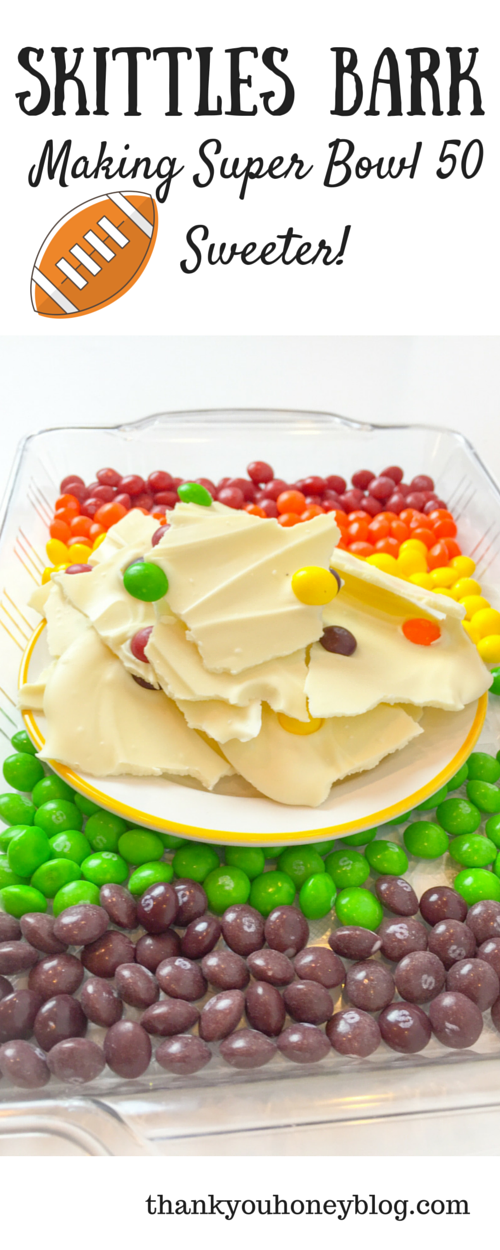 Skittles Bark #MakeSB50Sweeter #ad