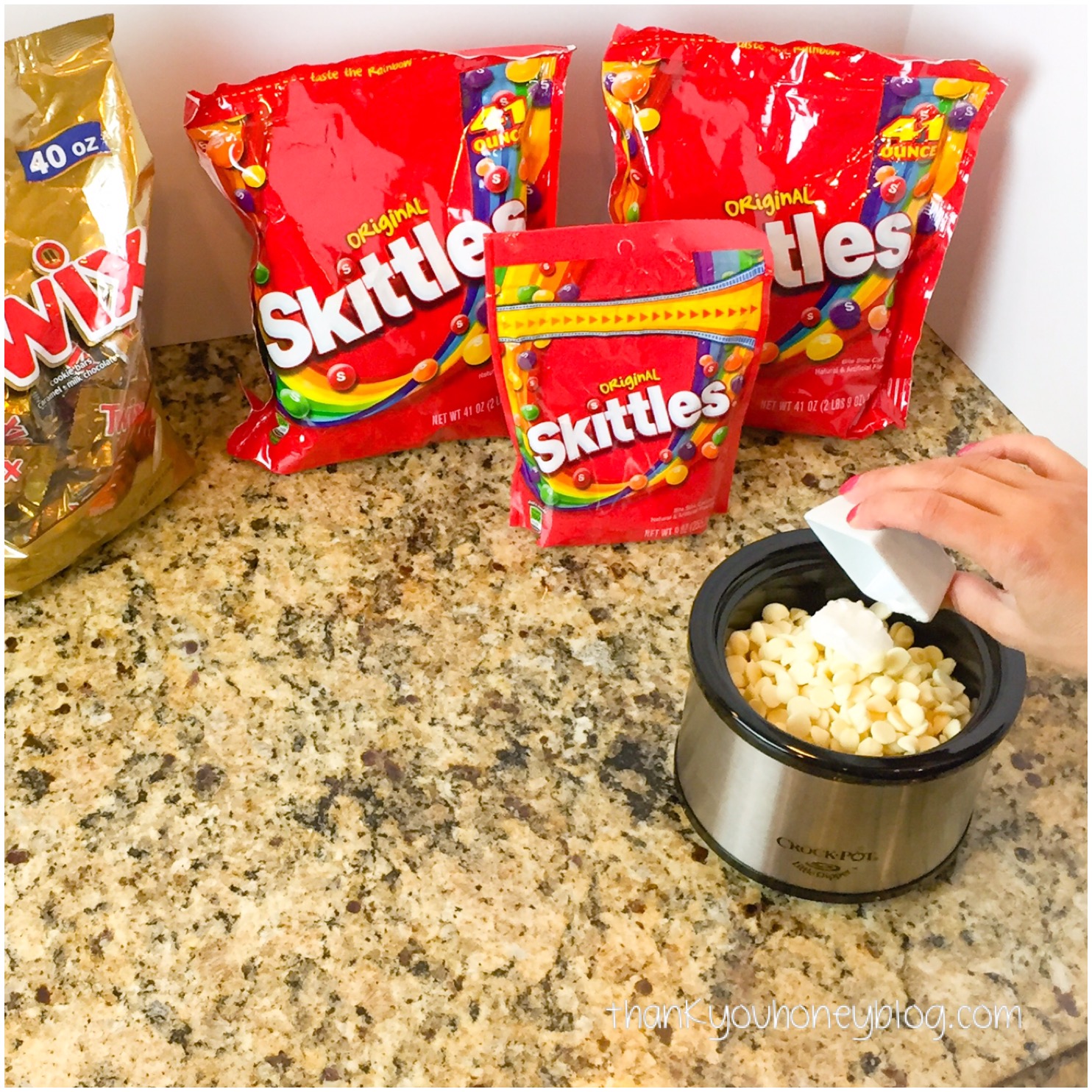 Skittles Bark #MakeSB50Sweeter #ad