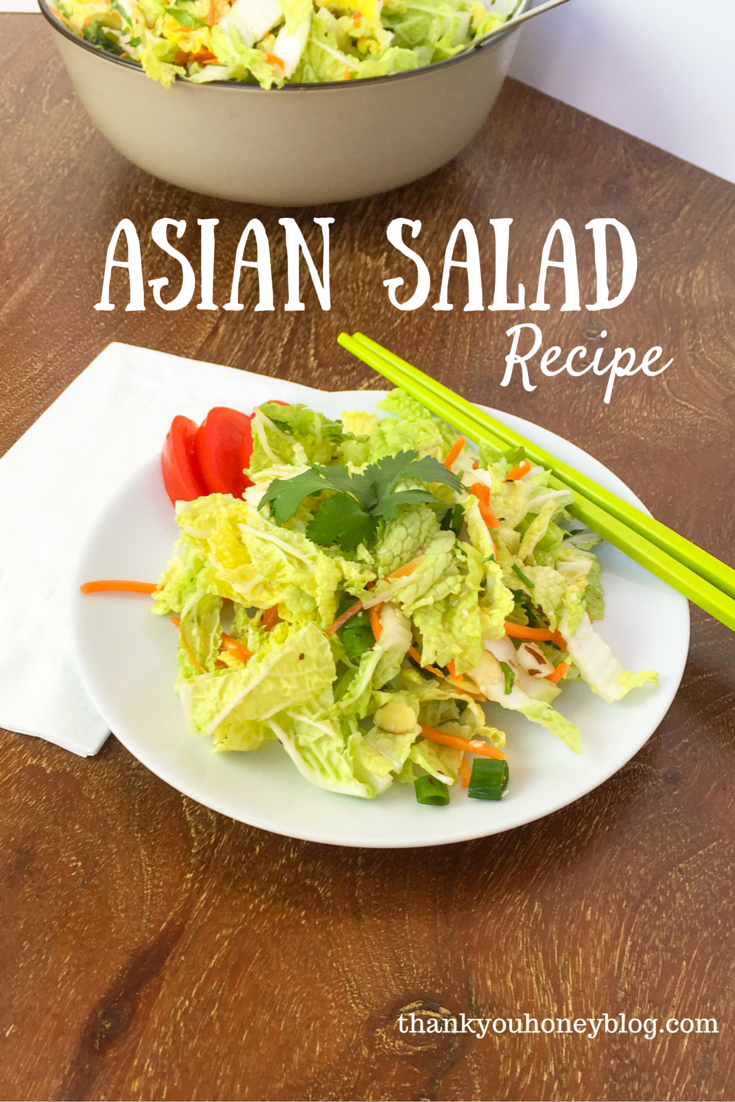 Asian Salad Recipe #SweetNewYear #ad