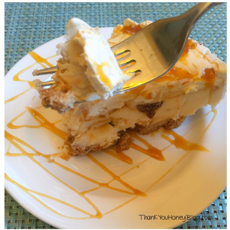 Caramel Vanilla Ice Cream Pie #MayfieldFamily {ad}