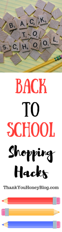Back to School Shopping Hacks