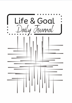 Gratitude journal open to daily gratitude prompts page